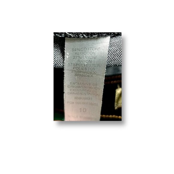 Democracy 10 Blue Ab Technology Jeans Mid Rise Straight Stretch Denim Comfort - Picture 8 of 9